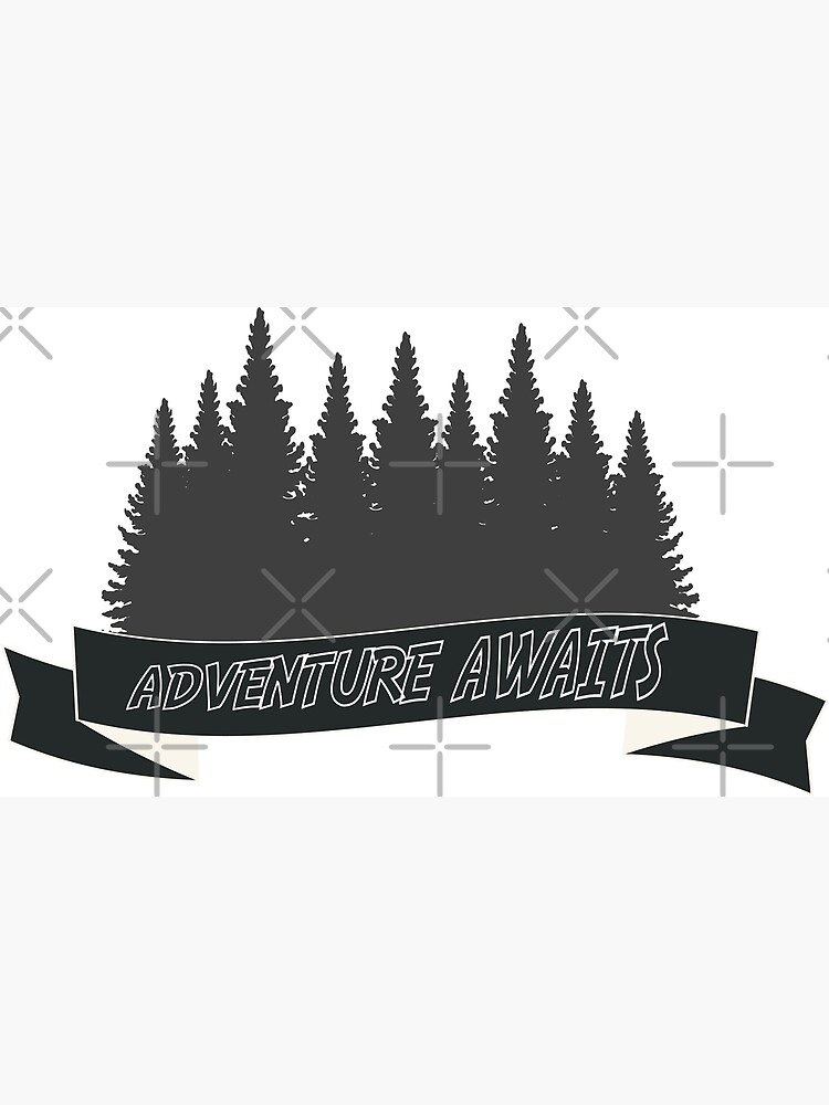 Disover adventure awaits t- shirt Premium Matte Vertical Poster