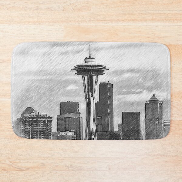 Item preview, Seattle Skyline Sketched designed and sold by KirtTisdale.