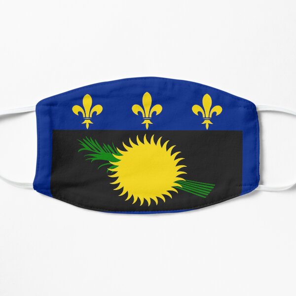 Cadeau du drapeau de la Guadeloupe pour un Guadeloupéen fier Masque sans plis