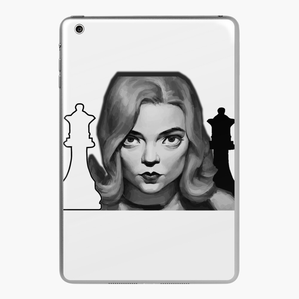 The Queen's Gambit Elizabeth Harmon Chess Anya Taylor Joy iPad Case & Skin  for Sale by vibeytees