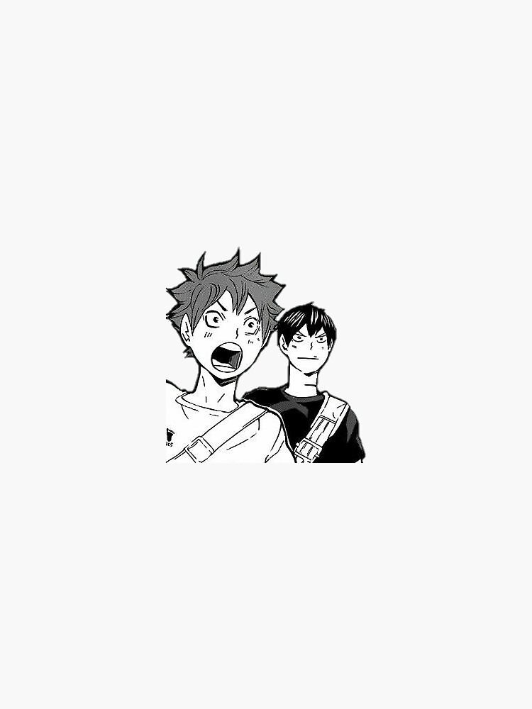 Haikyuu Hinata And Kageyama Sticker For Sale By Sickmaid Redbubble 2022