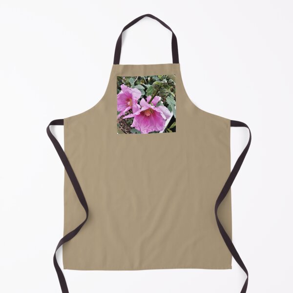 Item preview, Pink Hollyhocks Flower with Buds designed and sold by ArtStore20.