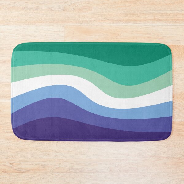 Item preview, Gay Male MLM Pride Flag Wave designed and sold by ontrendshirts.