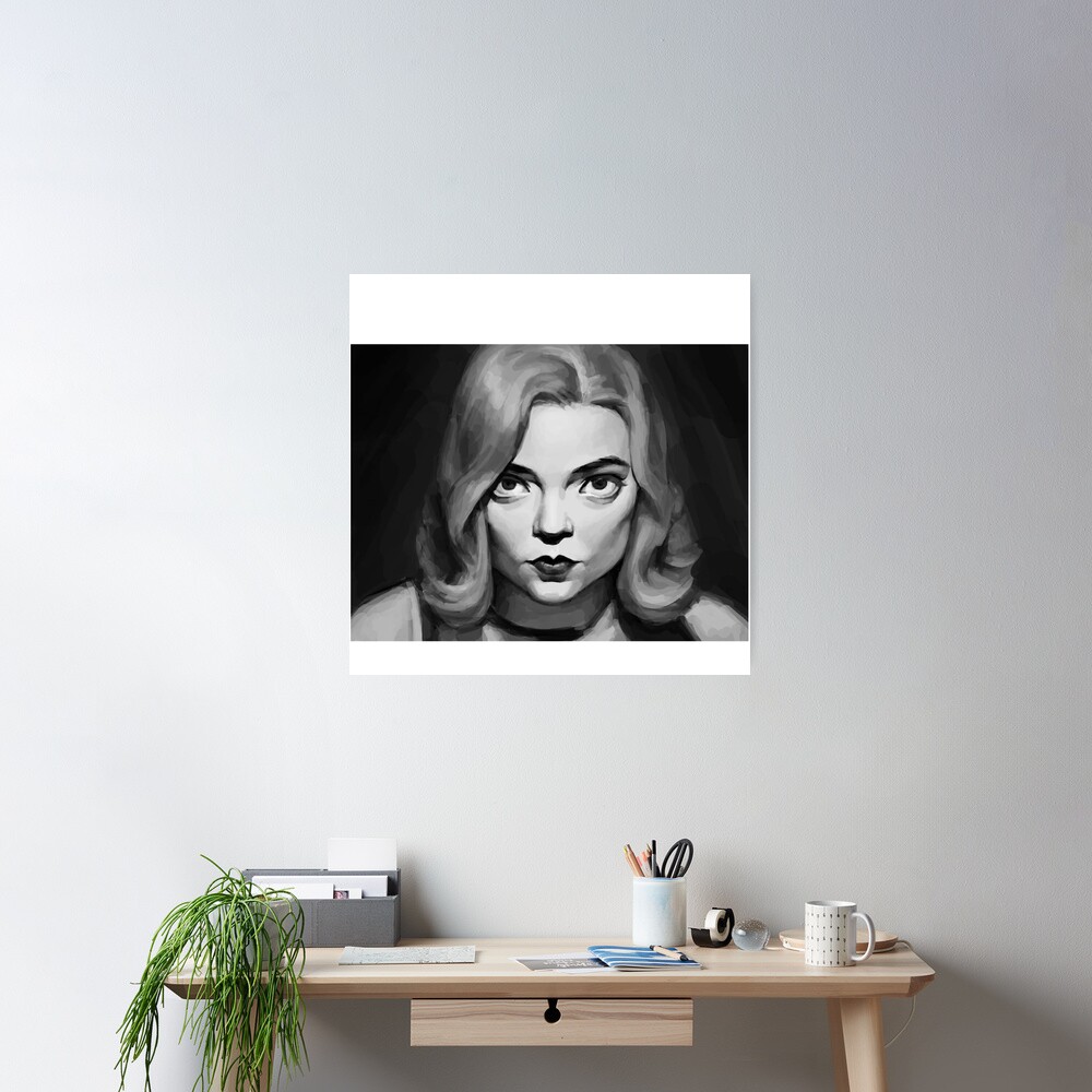 Elizabeth Harmon Poster for Sale by Laurensparkes