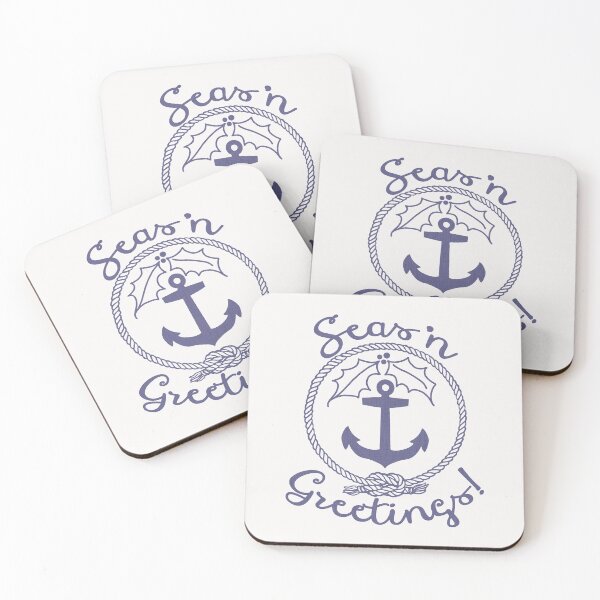 Item preview, Seas 'n Greetings! Anchor | Holly Holiday | Cherie's Art(c)2020 designed and sold by CheriesArt.