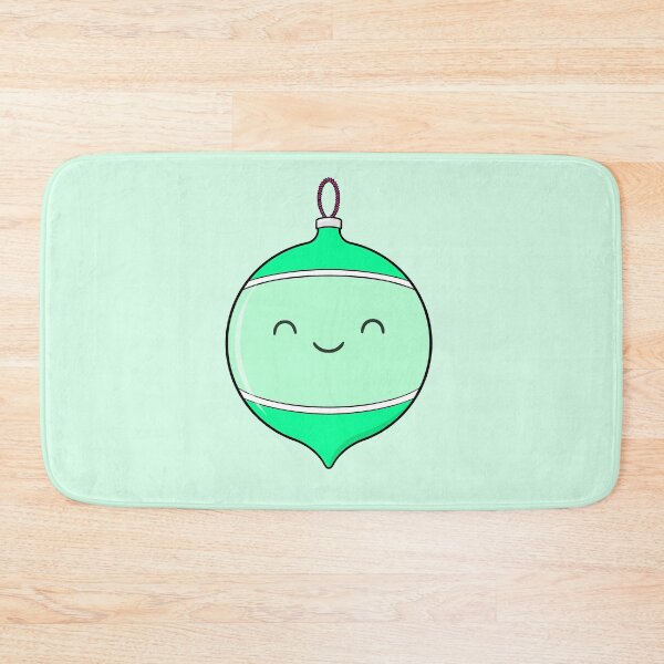 Item preview, Cute Bauble Christmas Ornament Green designed and sold by BaconPancakes21.