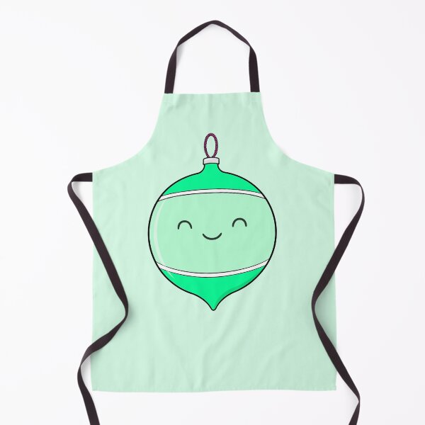 Item preview, Cute Bauble Christmas Ornament Green designed and sold by BaconPancakes21.