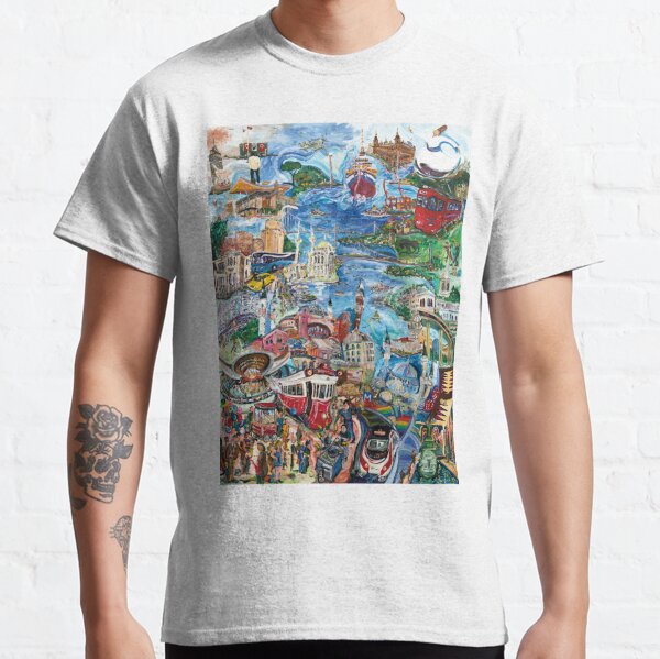 Standing Where East Meets West 2014 Classic T-Shirt