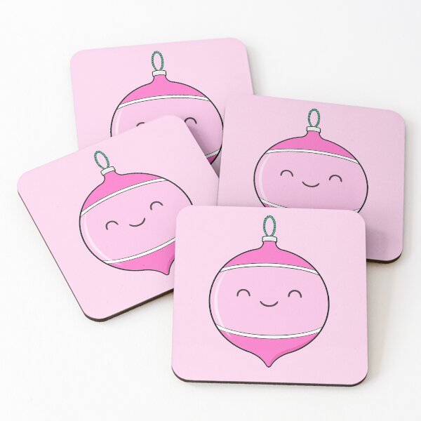 Item preview, Cute Bauble Christmas Ornament Pink designed and sold by BaconPancakes21.