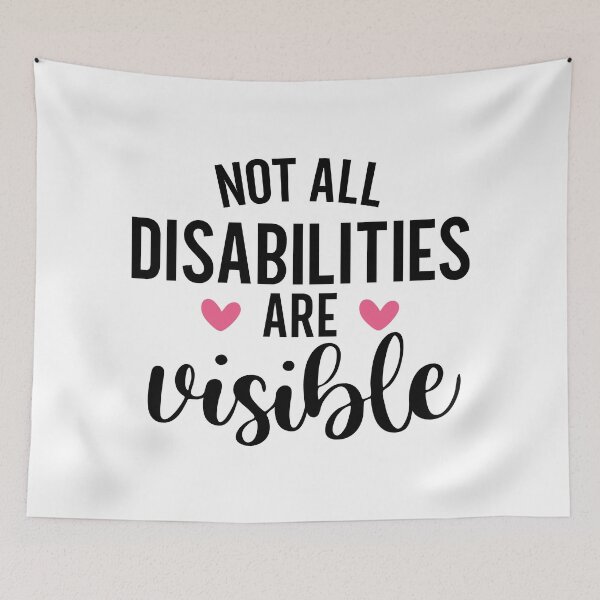 Item preview, Not all Disabilities are Visible designed and sold by Isabelle-Anne.