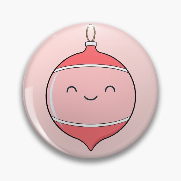Item preview, Cute Bauble Christmas Ornament Red designed and sold by BaconPancakes21.