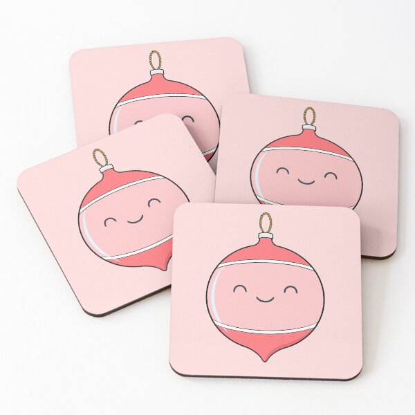 Item preview, Cute Bauble Christmas Ornament Red designed and sold by BaconPancakes21.