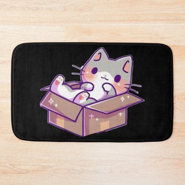 Item preview,  Kawaii Cat In Box designed and sold by Clarissa-Castle.