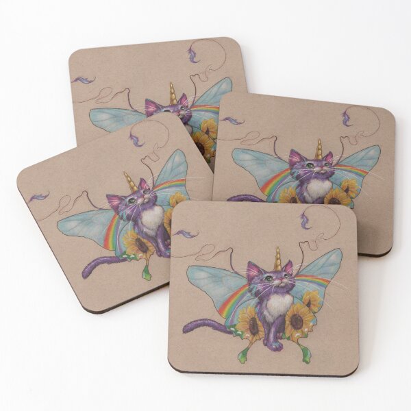 Item preview, Yes Kitty, it really is all Rainbows and Unicorns designed and sold by justteejay.