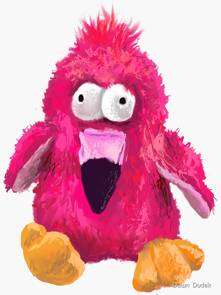 "Beaker the Bird" Sticker for Sale by aubehuppe Redbubble