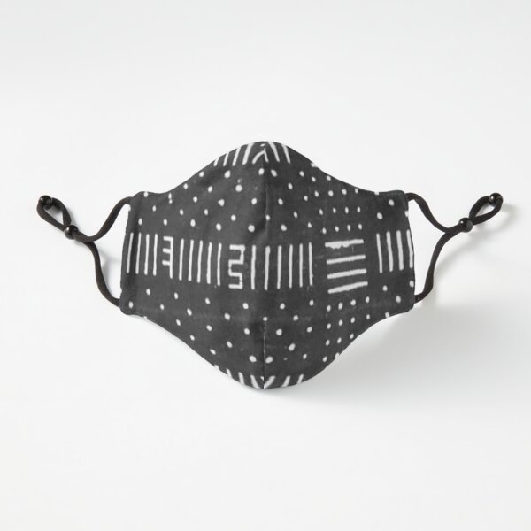 B&W Mudcloth 04 Fitted 3-Layer