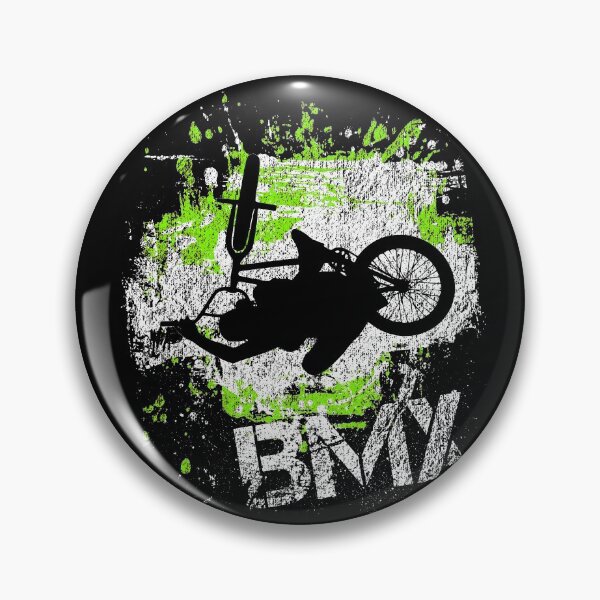 Item preview, bmx cyclist sprints in green distressed look designed and sold by Denis Rösler.