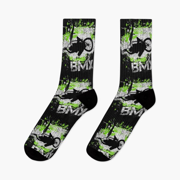 Item preview, bmx cyclist sprints in green distressed look designed and sold by Denis Rösler.