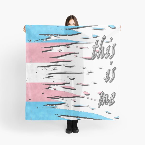 Item preview, "This is Me" Grunge Pride Flag - Trans designed and sold by roch-by-gosh.