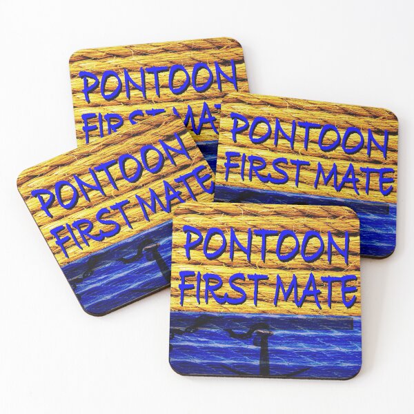 Item preview, PONTOON FIRST MATE WITH ANCHOR designed and sold by EdwardMonet.