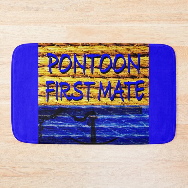 Item preview, PONTOON FIRST MATE WITH ANCHOR designed and sold by EdwardMonet.