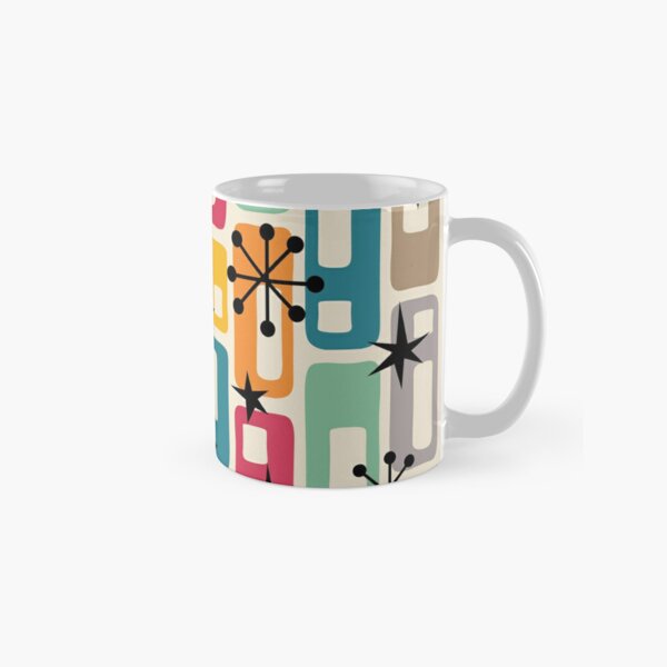 Retro Mid Century Modern Abstract Pattern 223 Coffee Mug by Tony Magner