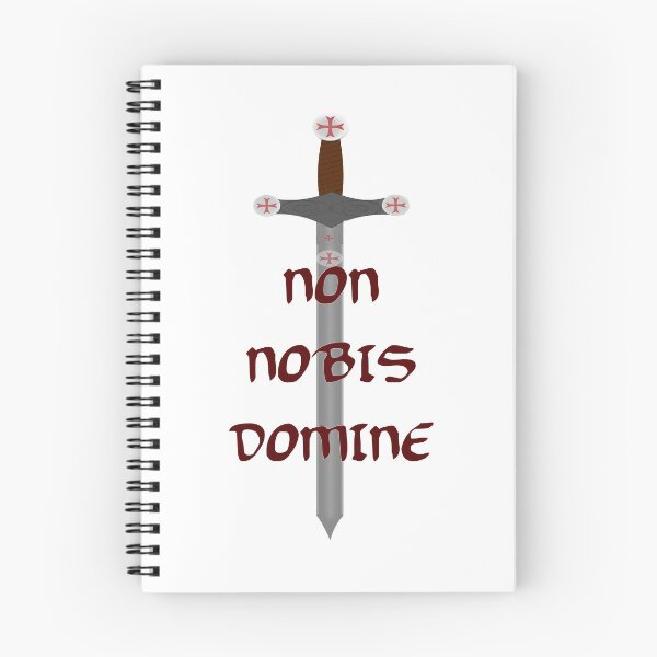 Item preview,  Knights Templar Sword Motto designed and sold by hop2swing.