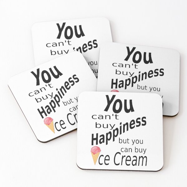 Item preview, Ice Cream equals Happiness  designed and sold by Sonatablue.