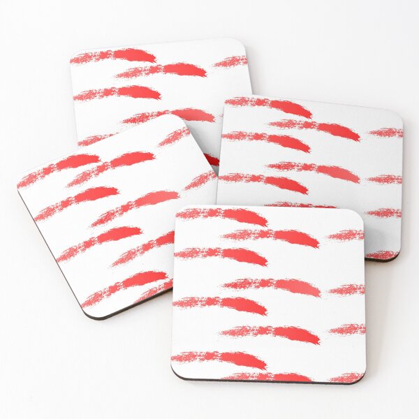 Item preview, red DASH PATTERN designed and sold by thetholab.