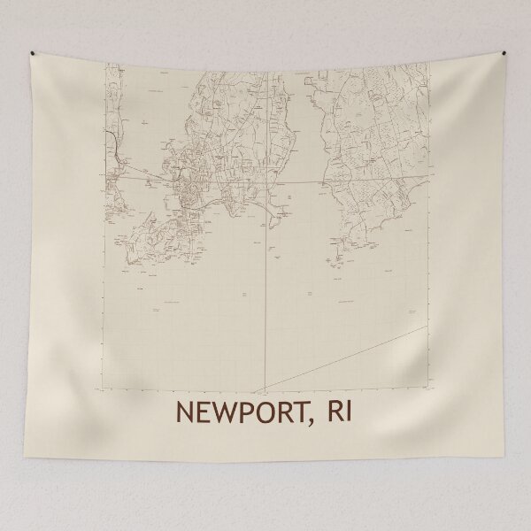 Item preview, Newport, RI Quad Topographical Map Vintage designed and sold by PGHPhotoCo.