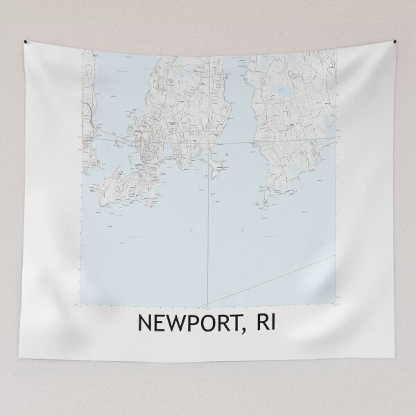 Item preview, Newport, RI Quad Topographical Map Clean designed and sold by PGHPhotoCo.