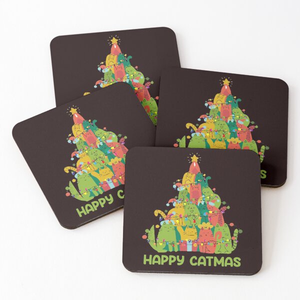 Item preview, HAPPY CATMAS designed and sold by teemaker24.