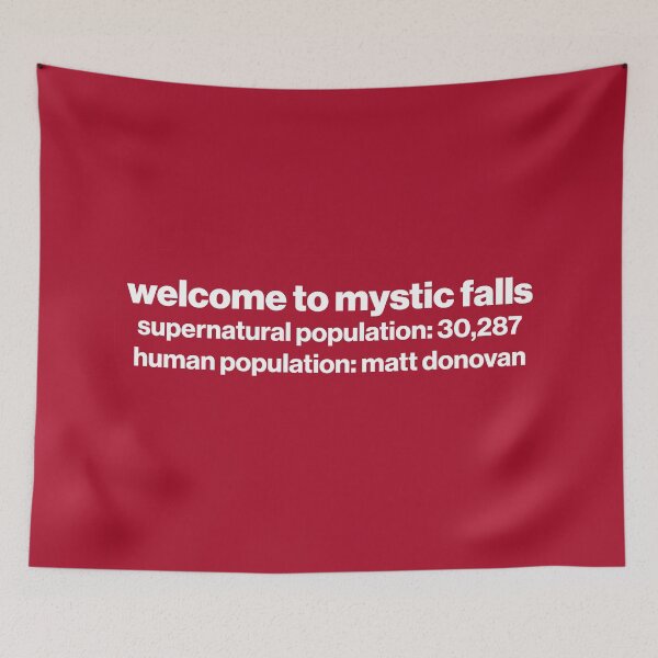 Item preview, welcome to mystic falls designed and sold by virginia nash.