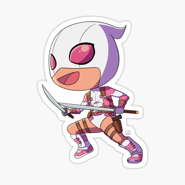 Mini Gwenpool Sticker