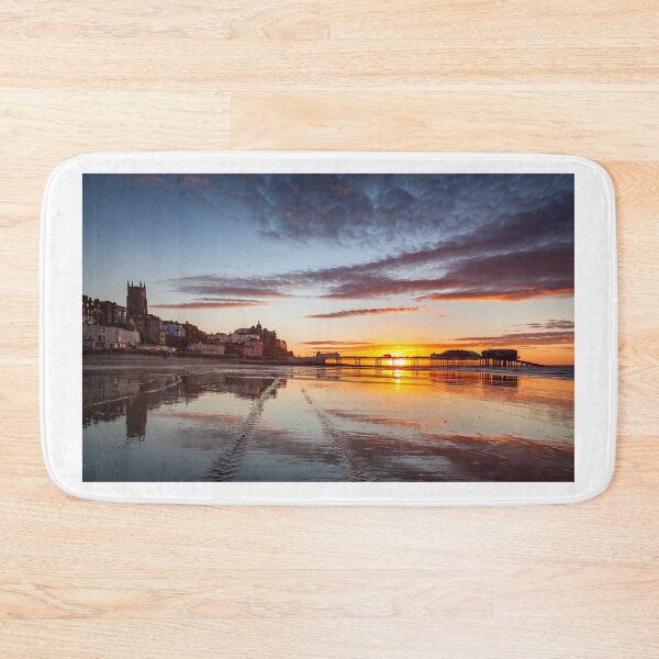 Item preview, Summer sunset over Cromer Pier designed and sold by dp-images.