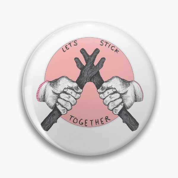 Item preview, Let's STICK together! designed and sold by granola-gal.