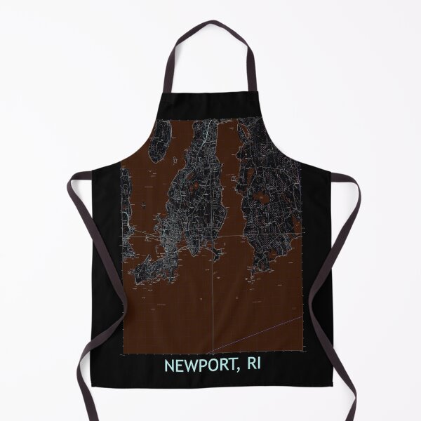 Item preview, Newport, RI Quad Topographical Map Dark designed and sold by PGHPhotoCo.
