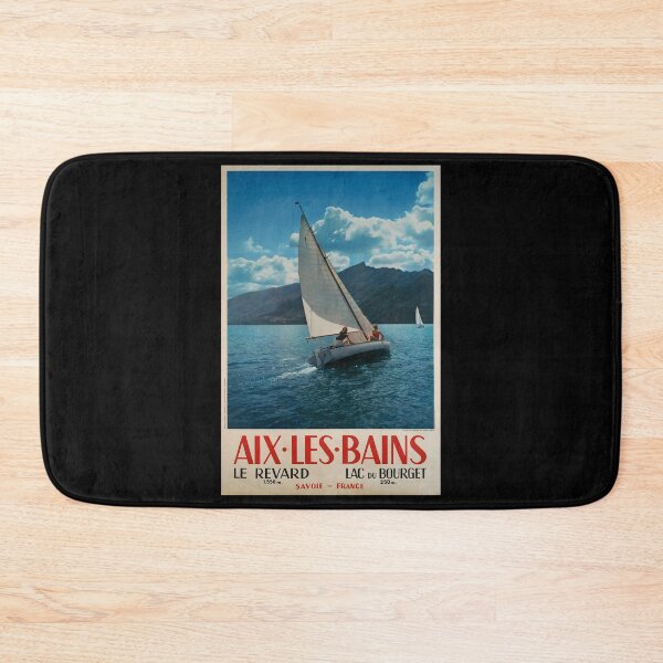 Item preview, retro classic Aix les Bains poster designed and sold by CorasPosters.