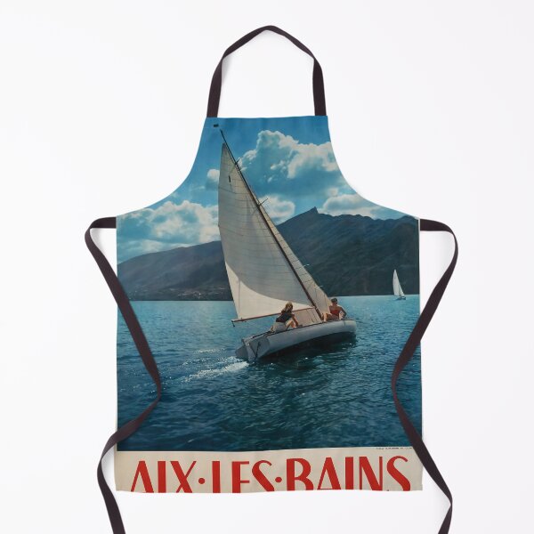 Item preview, retro classic Aix les Bains poster designed and sold by CorasPosters.