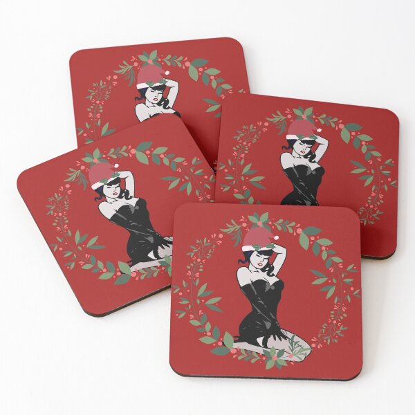Item preview, Pinup Holiday Greeting  designed and sold by Elsen Expressions.