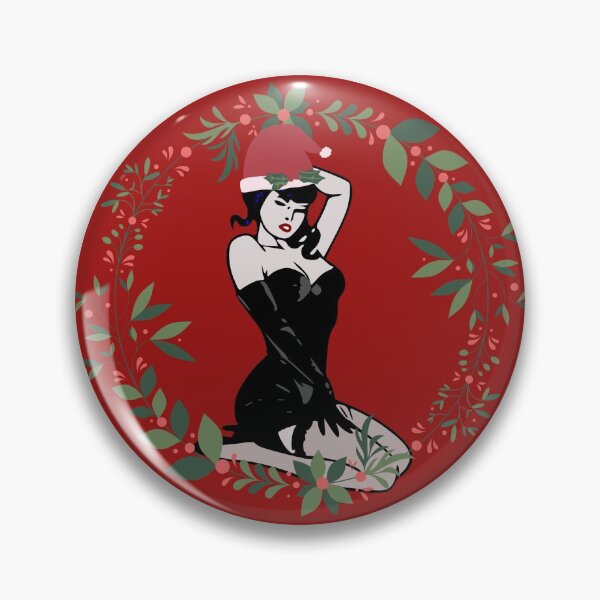 Item preview, Pinup Holiday Greeting  designed and sold by Elsen Expressions.