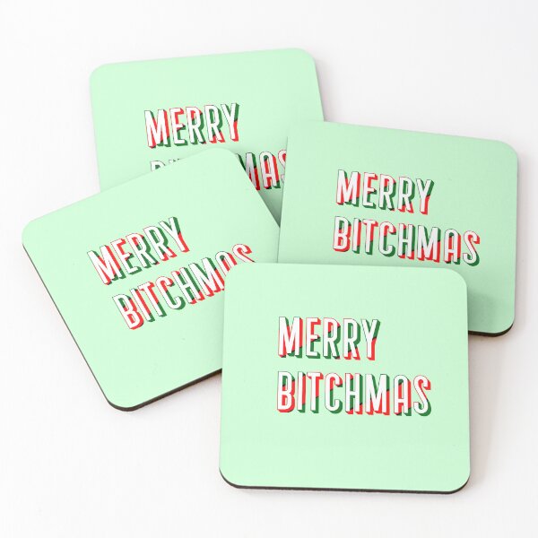 Item preview, Merry Bitchmas - Red, Green and Black designed and sold by EuropaPrints.