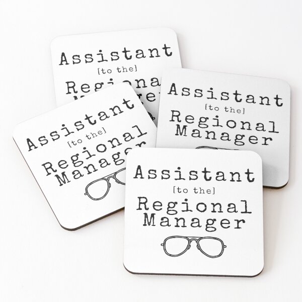 Item preview, Assistant to the Regional Manager The Office Dwight Schrute Funny Minimalist designed and sold by not-karla.