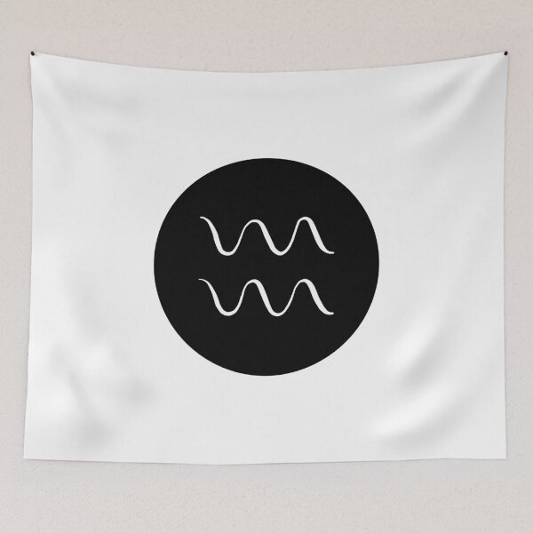Item preview, Minimalist Aquarius	 - BLACK  designed and sold by vadim888.