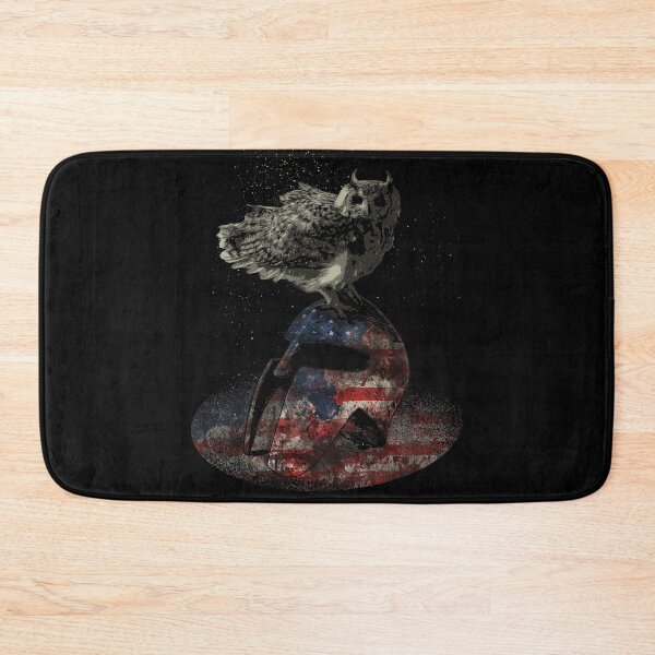 Item preview, American Spartan Helmet American Spartan Patriotic Warrior BLUE Spartan Owl knight designed and sold by crouchingpixel.