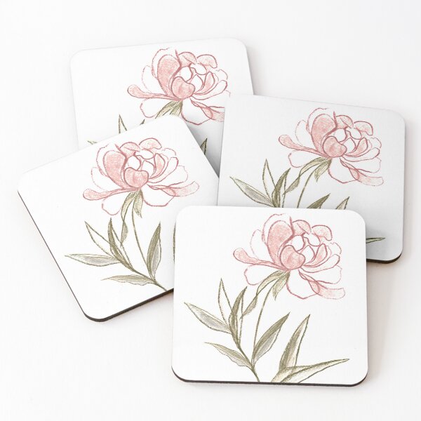 Item preview, Stylized Peony designed and sold by naptimepress.