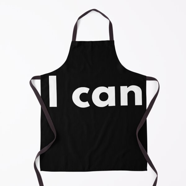 Item preview, I can. Text only design. White text. designed and sold by JellyBeenzz.