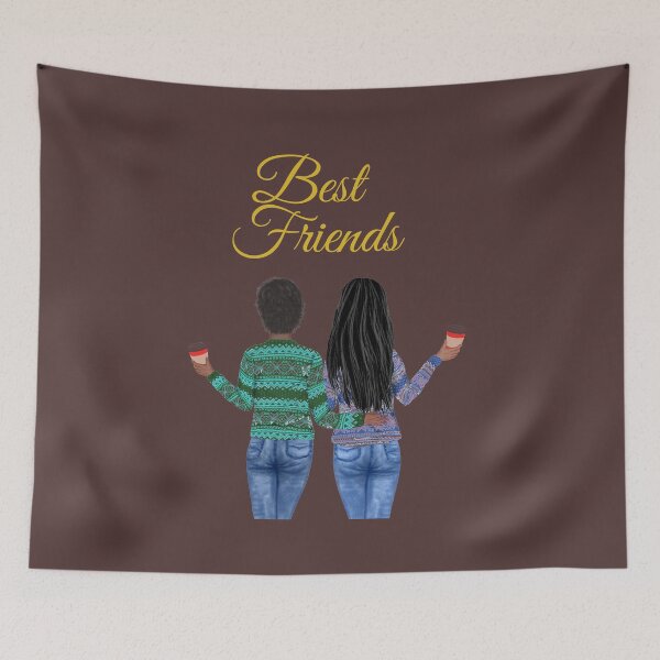 Item preview, Two Pretty Best Friends designed and sold by SunfullyYours.