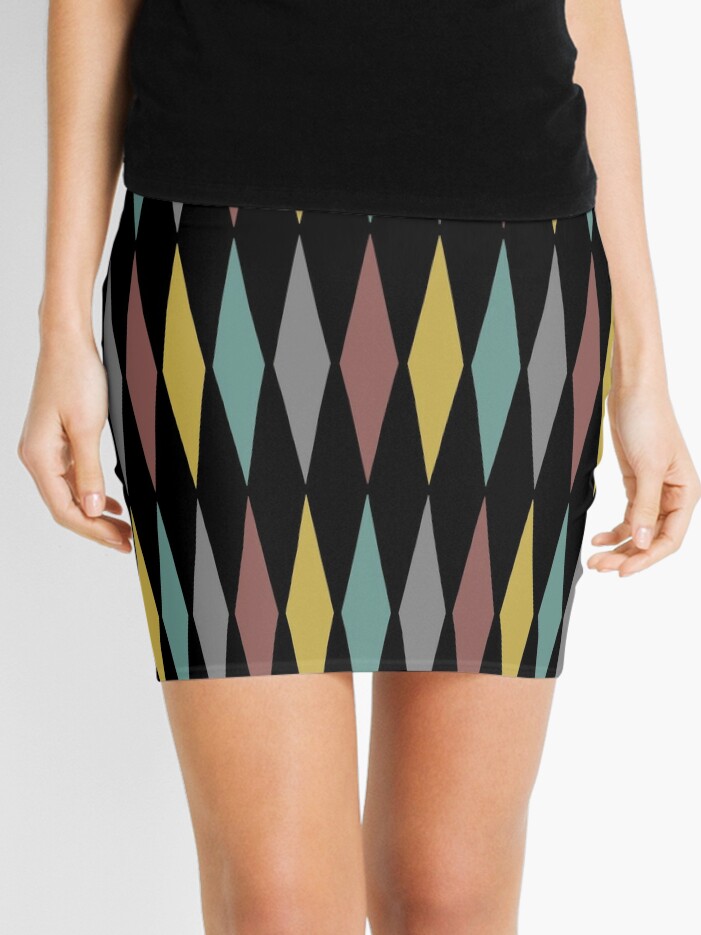 Geometric Diamond Pattern 238 | Leggings