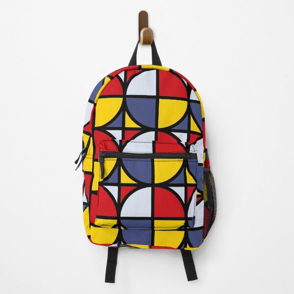 Artikelvorschau, Multicolor pattern with circles in blue, red, white and yellow entworfen und verkauft von acidmit.